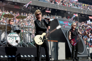 Green Day Drops F-Bomb During Super Bowl Performance