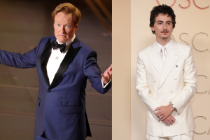 Conan O’Brien Mocks That Timothée Chalamet Controversy During Oscars Monologue