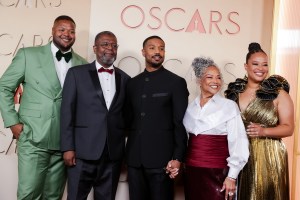 Michael B. Jordan’s Whole Family Accompanies Him on the Oscars Red Carpet