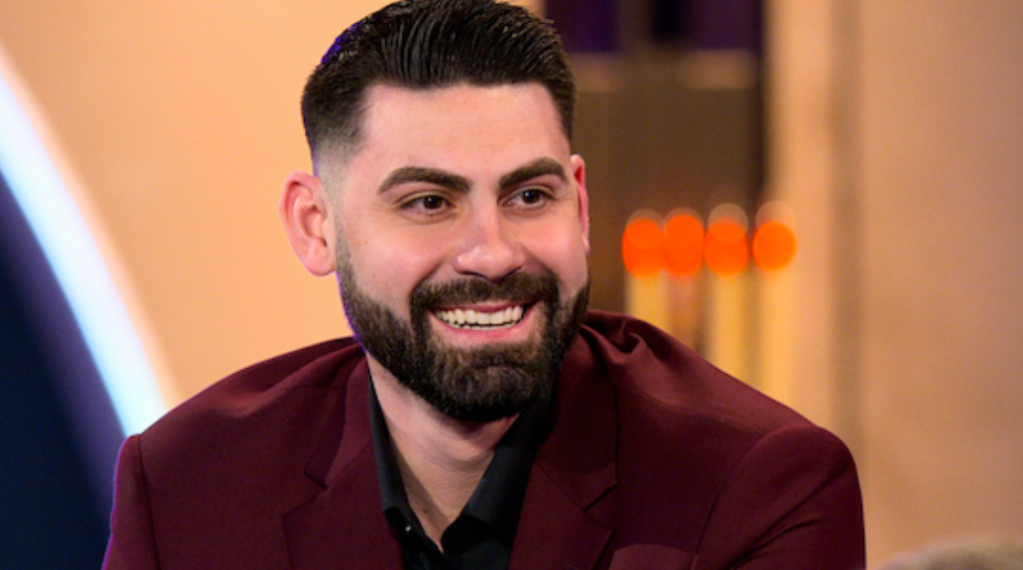 Mike smiles during 'Love Is Blind' Season 10 reunion