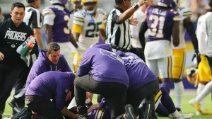 Vikings QB Gets Knocked Out of Season Opener